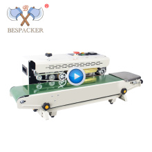 Bespacker Automatic continuous factory price mini heat sealer sealing machines for plastic bags